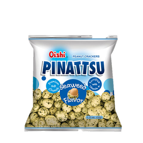 Pinattsu Peanut Crackers Seaweed 32g/100