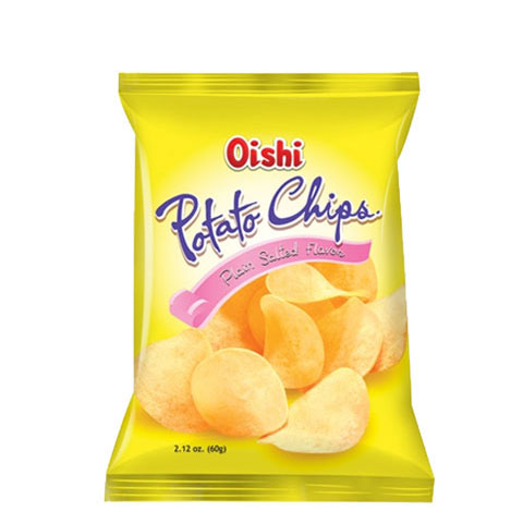 Potato Chips Plain Salted 60g/30