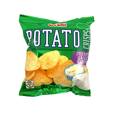 Potato Crisps Garlic 18g/100