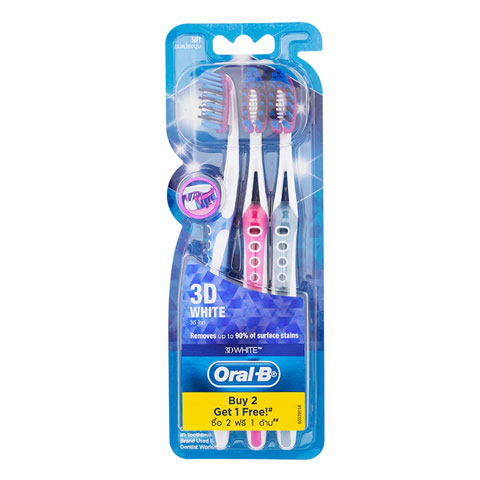Toothbrush 3D White Soft Buy 2 Get 1