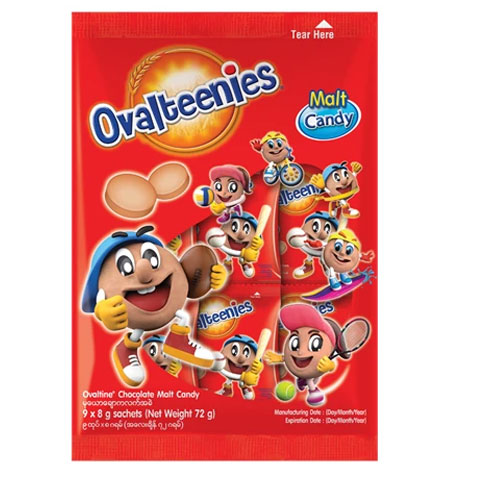 Ovalteenies Chocolate Malt Candy