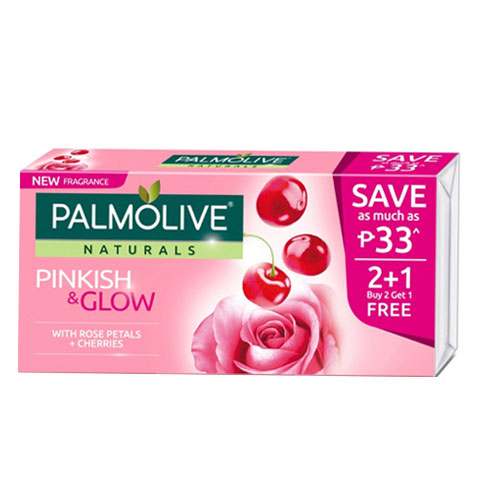 Soap Pinkish & Glow with Rose Petals + Cherries Buy 2 Get 1