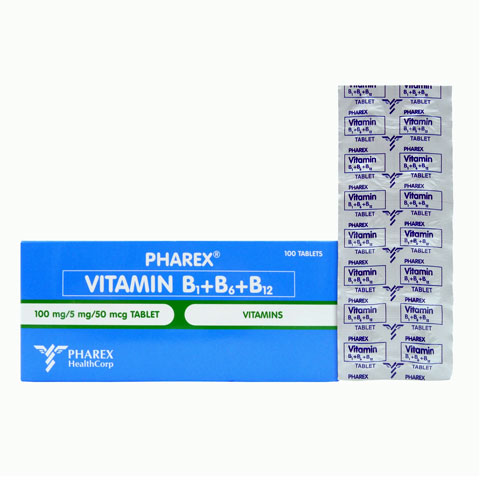 Tablet Vitamin B1+B6+B12 100 mg
