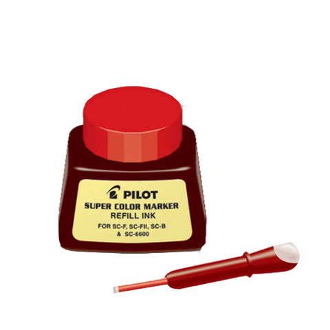 Ink Refill Permanent Marker Red