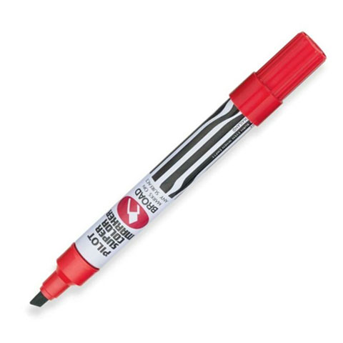 Marker Broad Red