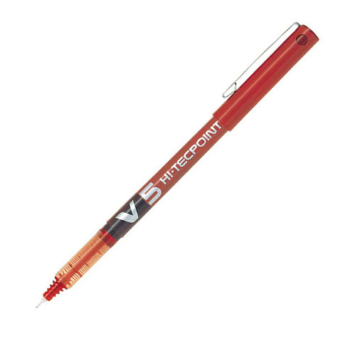 Signpen Hi-Tech V5 Red