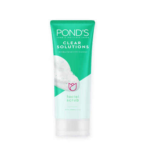Facial Scrub Clear Solutions Anti-Bacterial + Oil Control