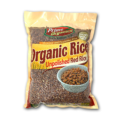 Unpolished Red Organic Rice