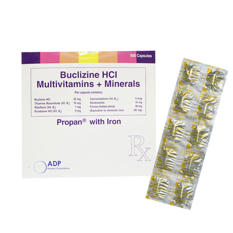 Capsules with Iron Multivitamins + Minerals