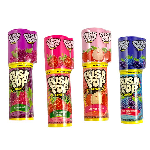 Candy Lolipop in 4 Flavors