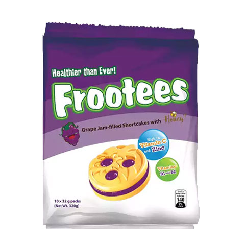 Frootees Jam-Filled Shortcakes Grape