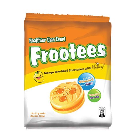 Frootees Jam-Filled Shortcakes Mango