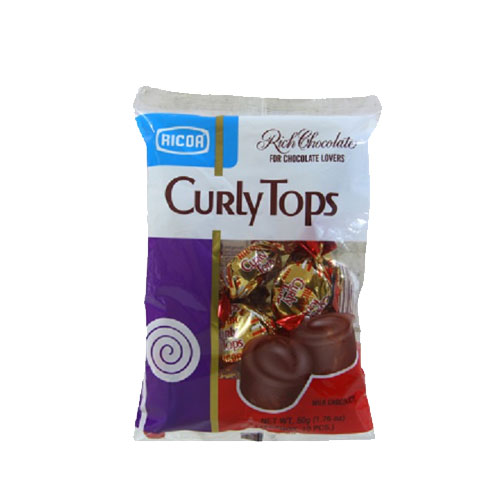 Curly Tops Milk Chocolate 10pcs
