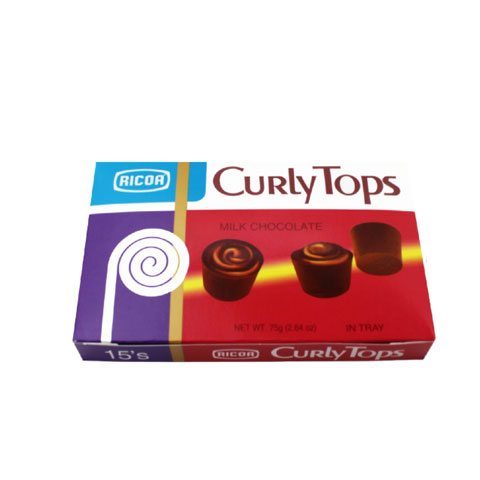 Curly Tops Milk Chocolate 15pcs