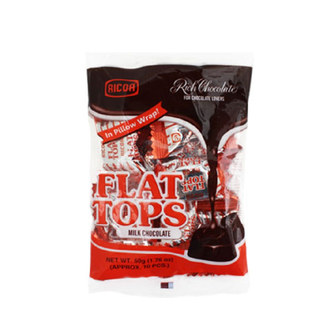 Flat Tops Milk Chocolate 10pcs