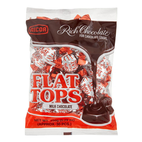 Flat Tops Milk Chocolate 30pcs