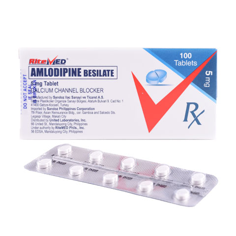 Amlodipine Besilate 5mg Tablet