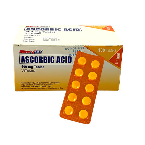 Ascorbic Acid Vitamin 500mg