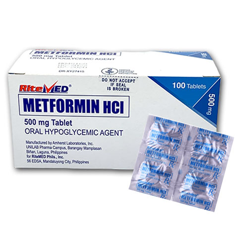 Metformin HCI 500mg Tablet