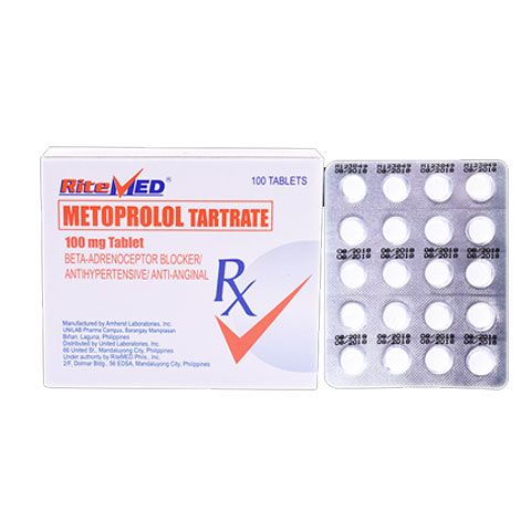 Metoprolol Tartrate 100mg Tablet