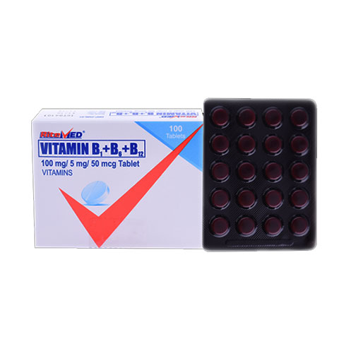 Vitamin B1+B6+B12 100mg Tablet
