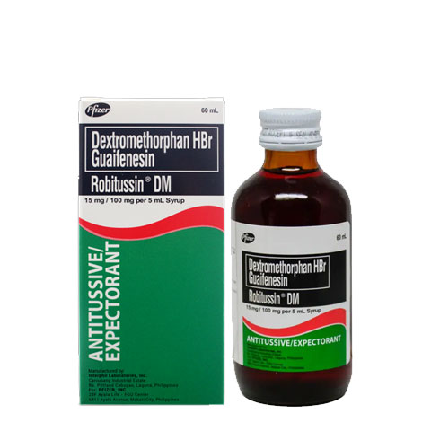 DM Guaifenesin Syrup 100mg'5mL