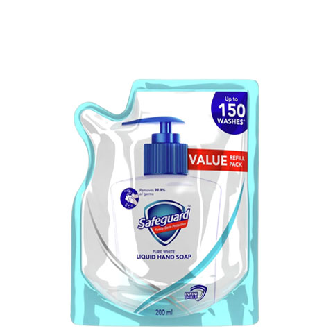 Liquid Hand Soap Pure White Refill Pack