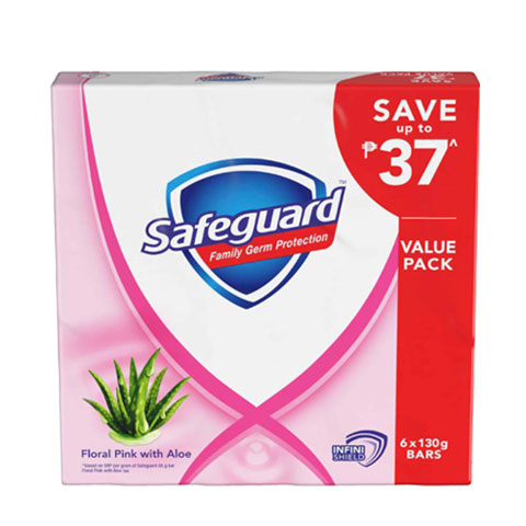 Soap Bar Floral Pink with Aloe