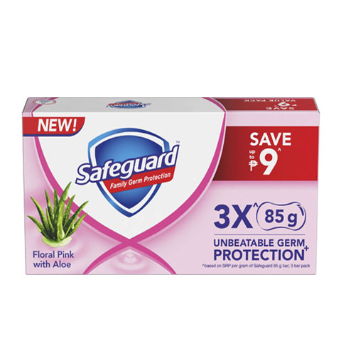 Soap Bar Floral Pink with Aloe