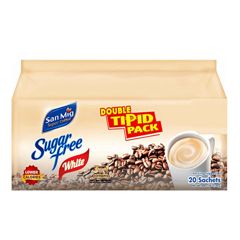White Sugar Free 3 in 1 Mix Double Tipid Pack