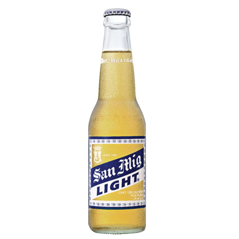 Pale Pilsen San Mig Light Beer Bottle with Deposit