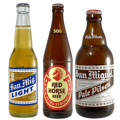 San Miguel Beer and Red Horse Beer Bottle Deposit