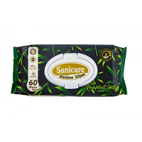 Bamboo Wipes 60 sheets