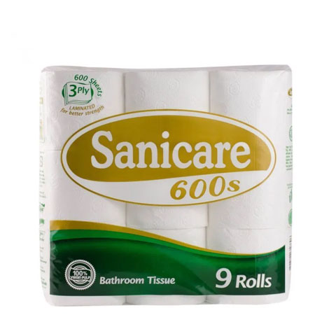Bathroom Tissue 3-Ply 600 sheets