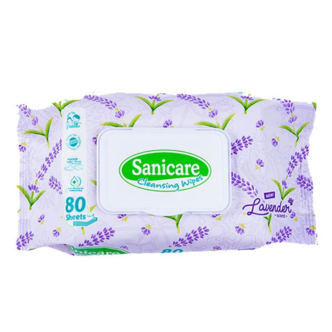 Cleansing Wipes Lavender 80 sheets