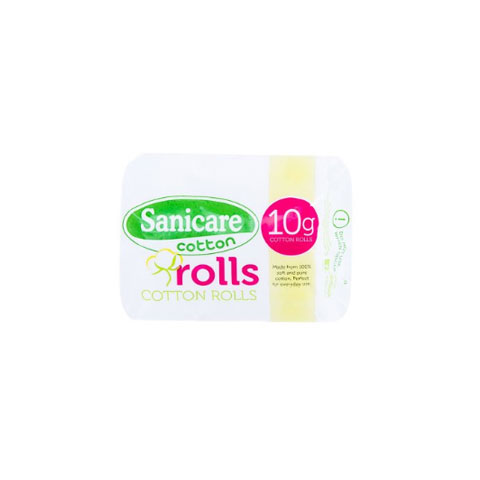Sanicare Cotton Rolls 10g