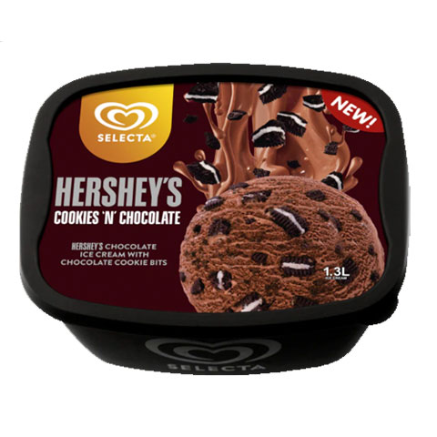Ice Cream Hershey's Cookies N Chocolate 1.3L