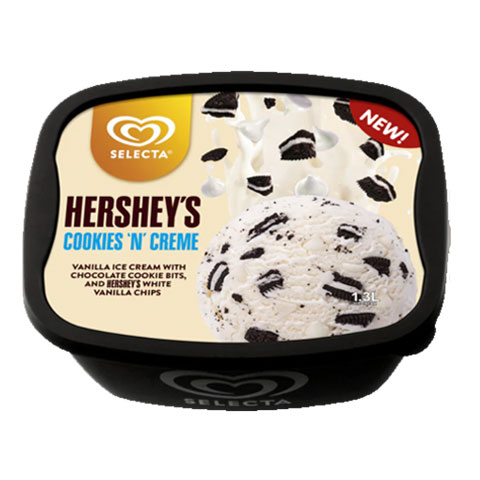 Ice Cream Hershey's Cookies N Creme 1.3L