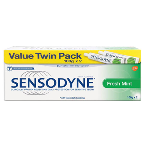 Toothpaste Fresh Mint Value Twin Pack