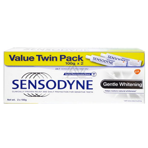 Toothpaste Gentle Whitening Value Twin Pack