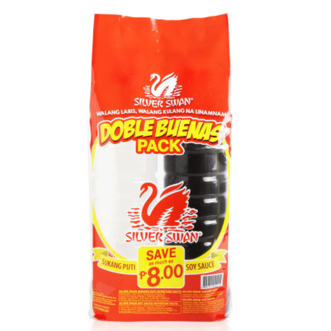 Doble Buenas Pack 1L Soy Sauce + 1L Sukang Puti