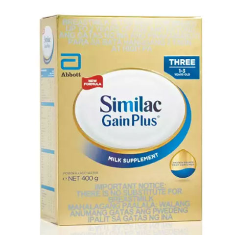 Gain Plus Three for 1-3 yrs old