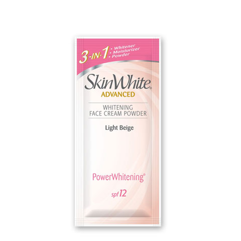 Whitening Face Cream Powder SPF12 Light Beige