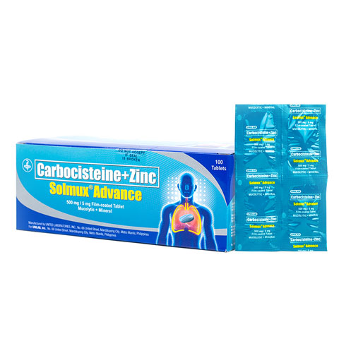 Carbocisteine+Zinc Tablet 500mg