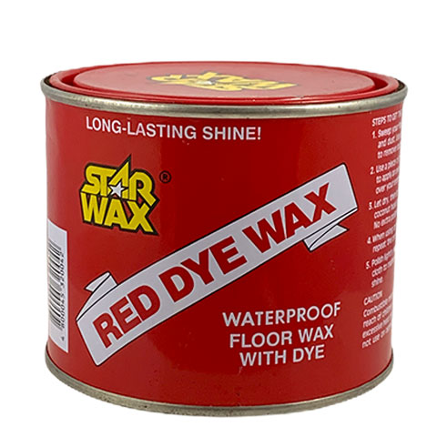 Waterproof Red Dye Floor Wax