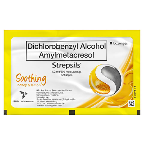 Lozenge Antiseptic Soothing Honey & Lemon