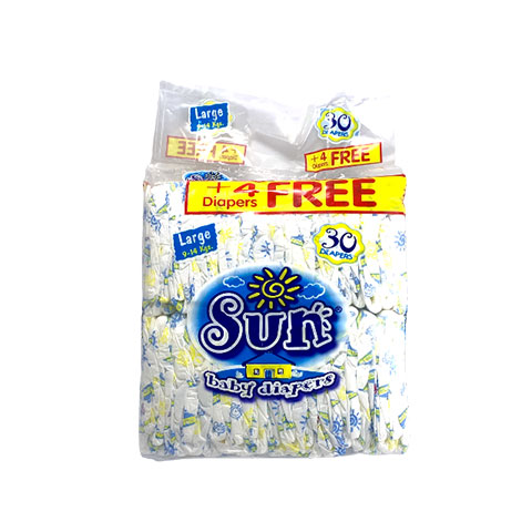 Diaper Tape Large 9-14 kg + 4 FREE