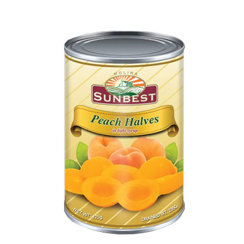 Peach Halves in Light Syrup