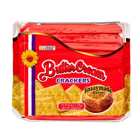Butter Cream Crackers Ensaymada