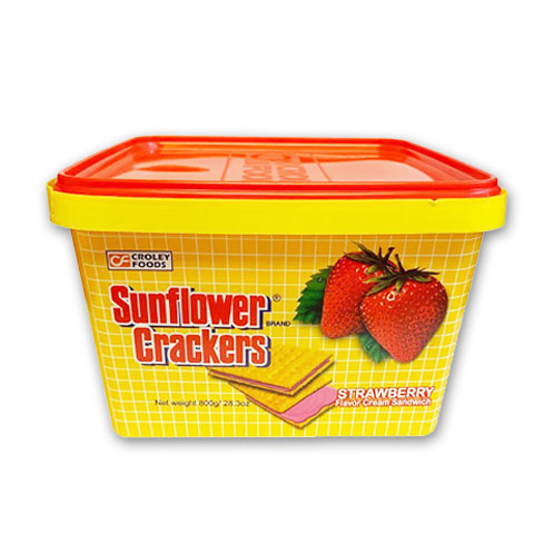 Crackers Cream Sandwich Strawberry